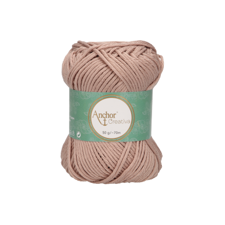 Novelo de Linha Creativa nº 8, cor 257 bege 
